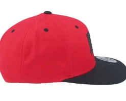 Albanian Eagle Patch Red/Black Snapback - Iconic