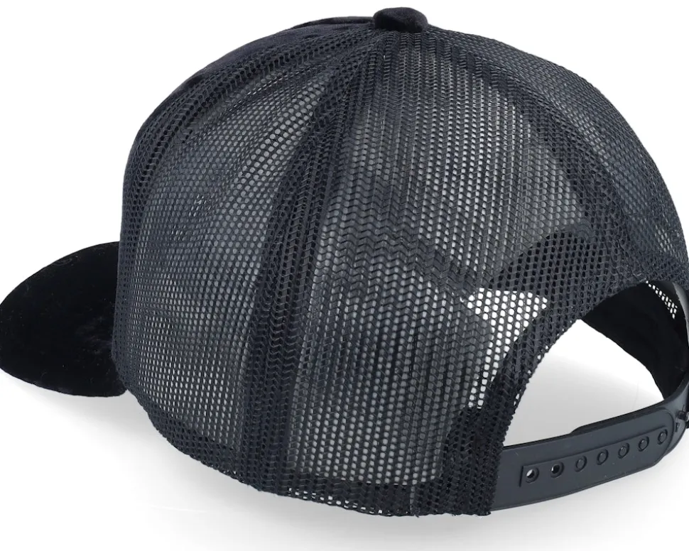 Albanian Eagle Patch Velvet Black Trucker - Iconic