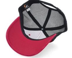 Albanian Eagle Patch Velvet Red/Black Trucker - Iconic