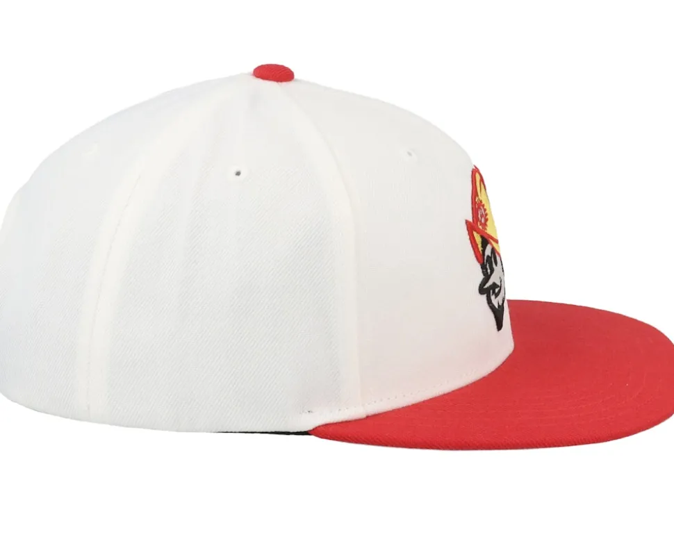Albuquerque Dukes Archive 400 Ivory/Red Snapback - American Needle