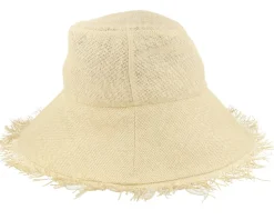 Alice Packable Bucket Hat Natural/Natural Straw Hat - Brixton