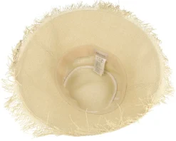 Alice Packable Bucket Hat Natural/Natural Straw Hat - Brixton