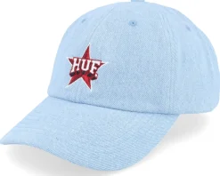 All Star 6 Panel Cv Hat Light Blue Dad Cap - HUF