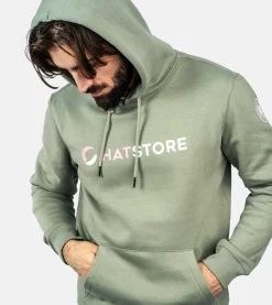 Almond Pink/White Hoodie - Hatstore