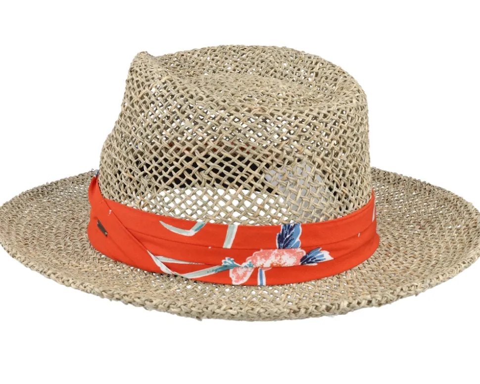 Aloha Natural/Burnt Red Straw Hat - Brixton