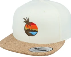 Aloha Sunset Natural/Cork Snapback - Iconic