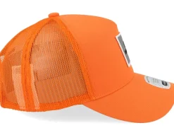 Alpha Block Mesh Cap Orange/Orange Trucker - Brixton