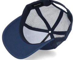 Alpha Block X C Medium Profile Mesh Navy/Navy Trucker - Brixton