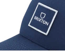 Alpha Block X C Medium Profile Mesh Navy/Navy Trucker - Brixton