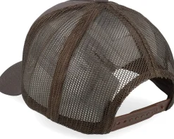 Alpha Block X C Mesh Cap Brown/Brown A-Frame Trucker - Brixton