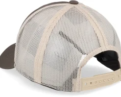 Alpha Block X C Mesh Cap Brown A-Frame Trucker - Brixton