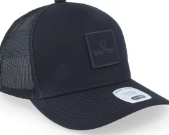 Alpha Block X C Mesh Cap Black/Black Trucker - Brixton