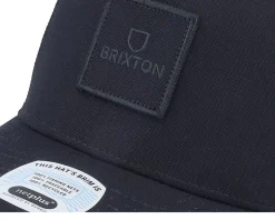 Alpha Block X C Mesh Cap Black/Black Trucker - Brixton