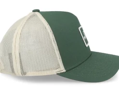 Alpha Block X C Mp Mesh Dark Forest/Off White Trucker - Brixton