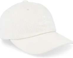 Alpha Cap Off White Cord Dad Cap - Brixton
