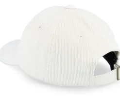 Alpha Cap Off White Cord Dad Cap - Brixton