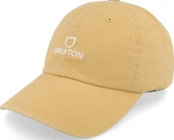 Alpha Golden Brown Vintage Wash Dad Cap - Brixton