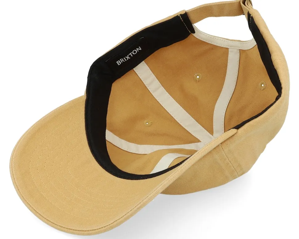 Alpha Golden Brown Vintage Wash Dad Cap - Brixton