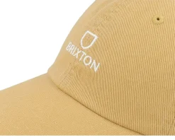Alpha Golden Brown Vintage Wash Dad Cap - Brixton