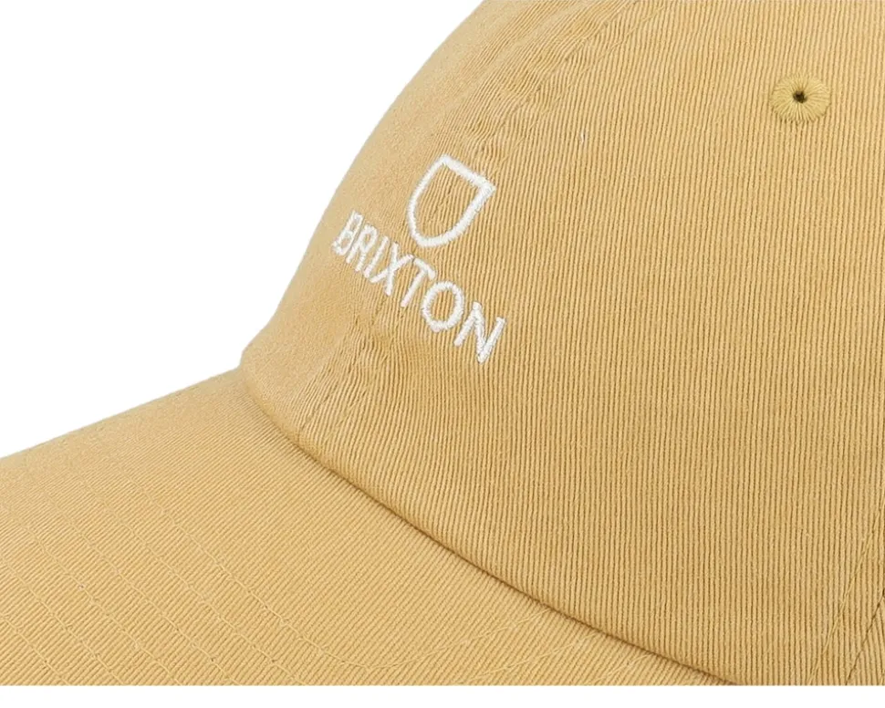 Alpha Golden Brown Vintage Wash Dad Cap - Brixton