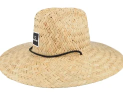 Alpha Square Sun Hat Tan Straw Hat - Brixton
