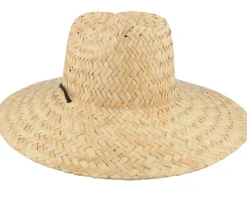 Alpha Square Sun Hat Tan Straw Hat - Brixton