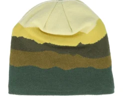 Alpine Mountain Peaks Pull-on Green Beanie - Beechfield
