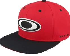 Alumni Cap Red Line/Black Snapback - Oakley