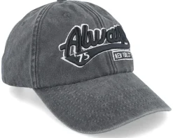 Always New York Washed Black Dad Cap - Iconic