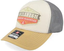 Amberwood Logo 112 Tri Mink Beige/Charcoal/Amber Trucker - Skillfish