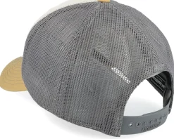 Amberwood Logo 112 Tri Mink Beige/Charcoal/Amber Trucker - Skillfish