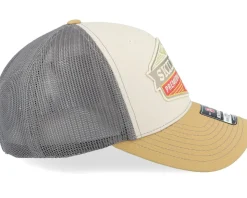Amberwood Logo 112 Tri Mink Beige/Charcoal/Amber Trucker - Skillfish