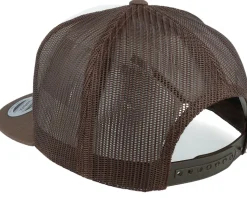 Amberwood Logo Classic White Front/Brown Trucker - Skillfish