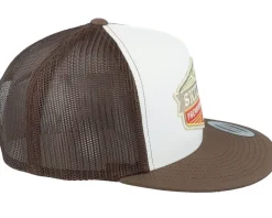 Amberwood Logo Classic White Front/Brown Trucker - Skillfish