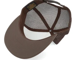 Amberwood Logo Classic White Front/Brown Trucker - Skillfish