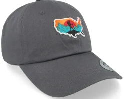 America Wanderlust Dark Grey Dad Cap - Wild Spirit