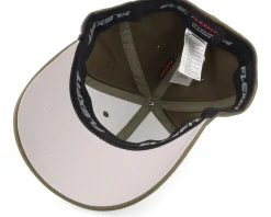 American Flag Jet Fighter Aircraft Olive Flexfit - Iconic