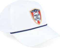 American Golf Classic Lightweight Rope 19Th Hole Golf White Adjustable - American Needle