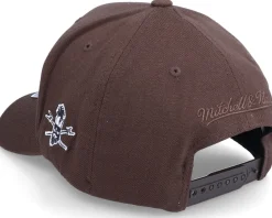 American Heavy Metal Logo Brown 110 Adjustable - Bearded Man