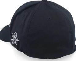 American Heavy Metal Logo Black Flexfit - Bearded Man