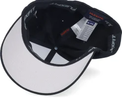 American Heavy Metal Logo Black Flexfit - Bearded Man