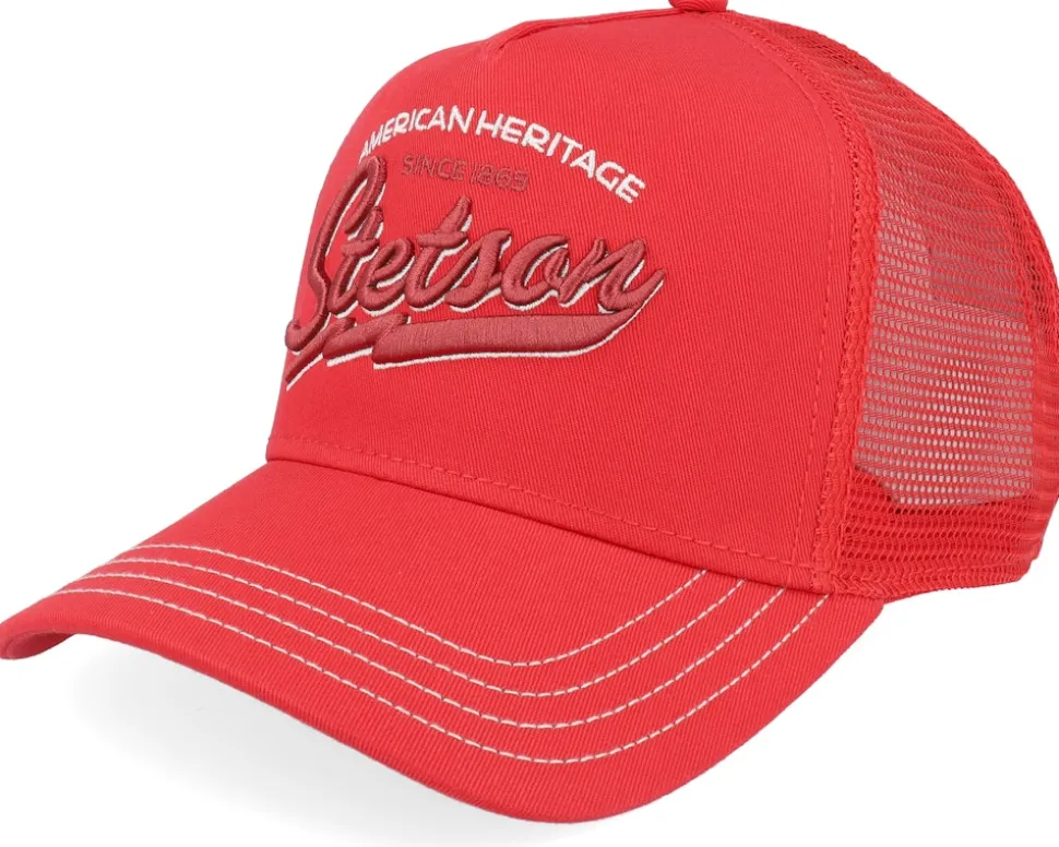 American Heritage Classic Red Trucker - Stetson