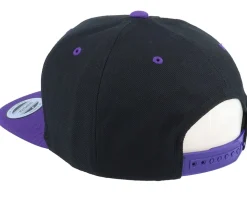 Amethyst Gem Black/Purple Snapback - Iconic