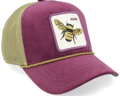 Amethyst Queen Velvet Jewel Tones Purple A-Frame Trucker - Goorin Bros.