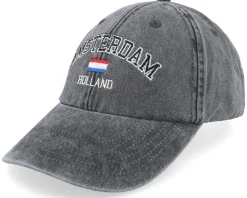 Amsterdam Holland Washed Red Dad Cap - Iconic