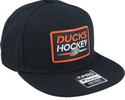 Anaheim Ducks Authentic Pro Prime Beanie Athletic Black Snapback - Fanatics