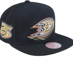 Anaheim Ducks Big Face 7.0 Black Snapback - Mitchell & Ness