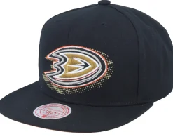 Anaheim Ducks Big Face 7.0 Black Snapback - Mitchell & Ness
