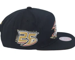 Anaheim Ducks Big Face 7.0 Black Snapback - Mitchell & Ness