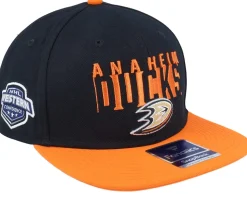 Anaheim Ducks Black/Orange Snapback - Fanatics